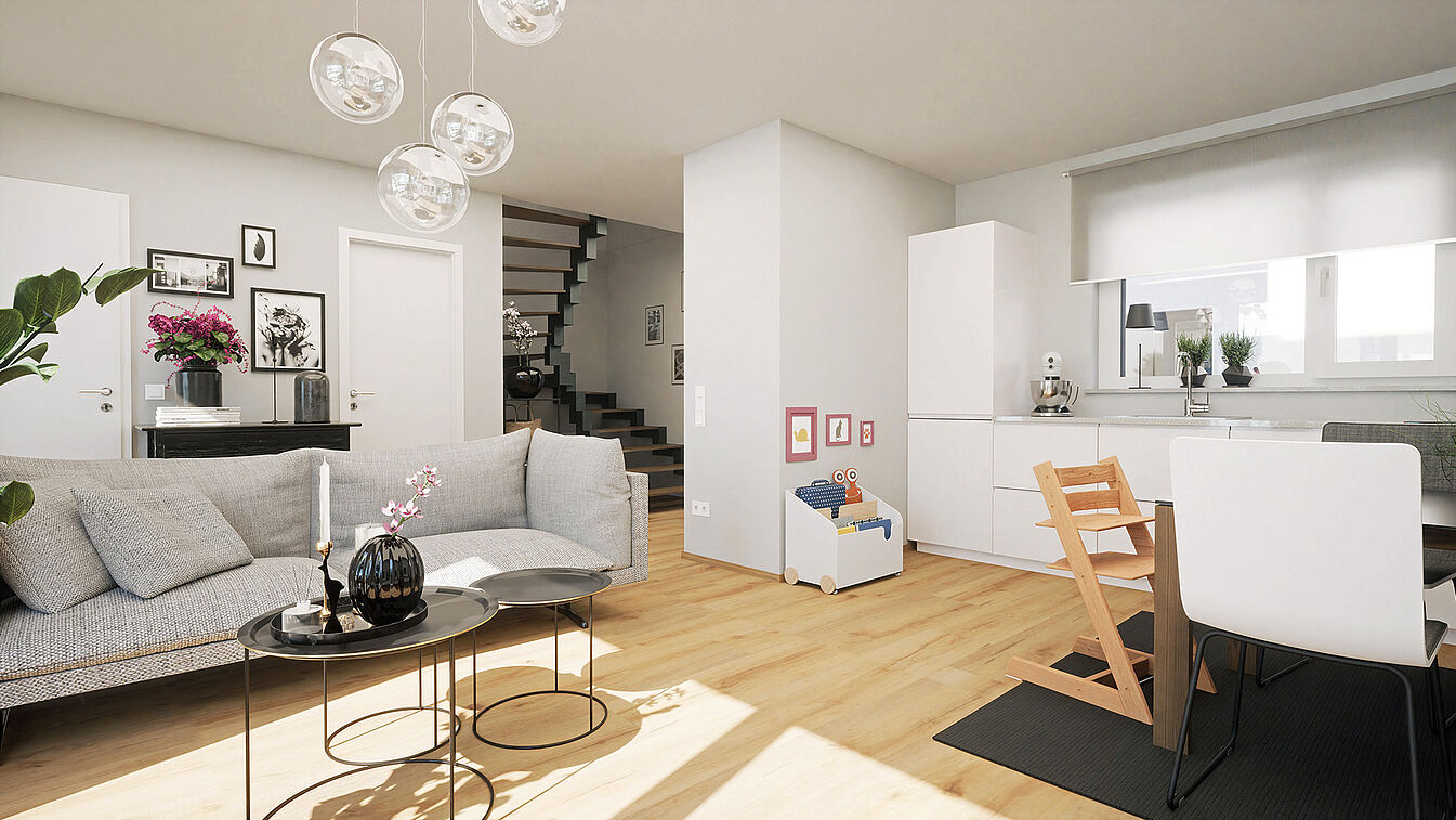 Townhouse mit Gartenterrasse