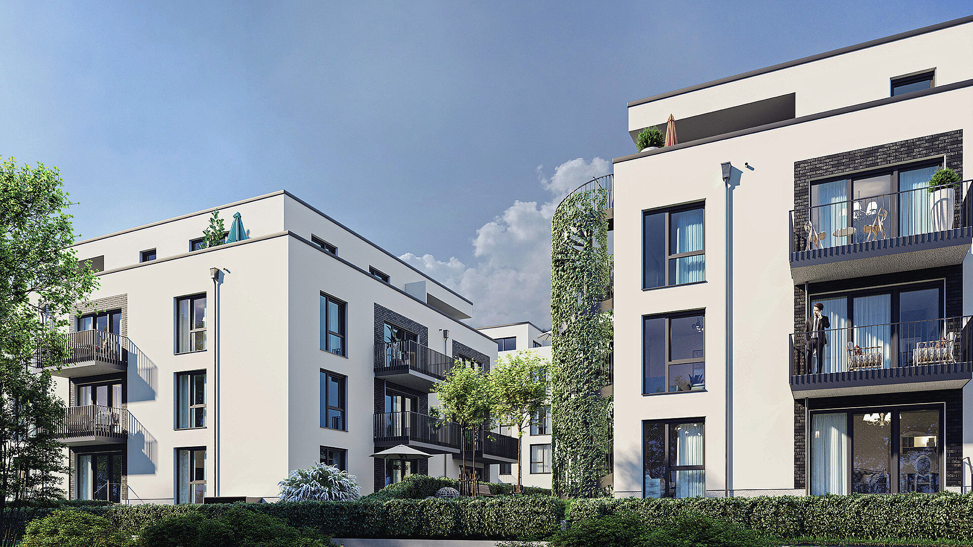 Durchdachte 2 Zimmer mit Terrasse und Gartenzugang