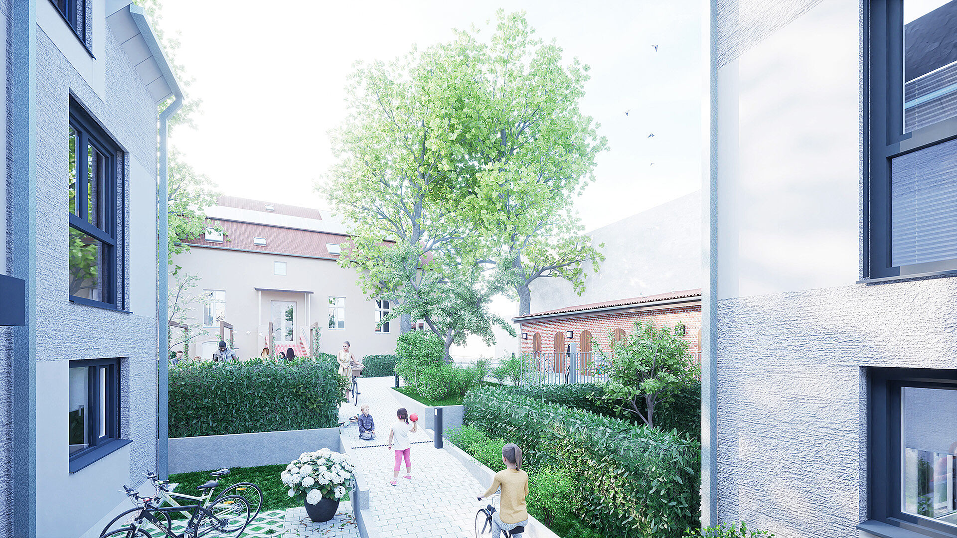 Klimafreundliches Townhouse mit Gartenterrasse