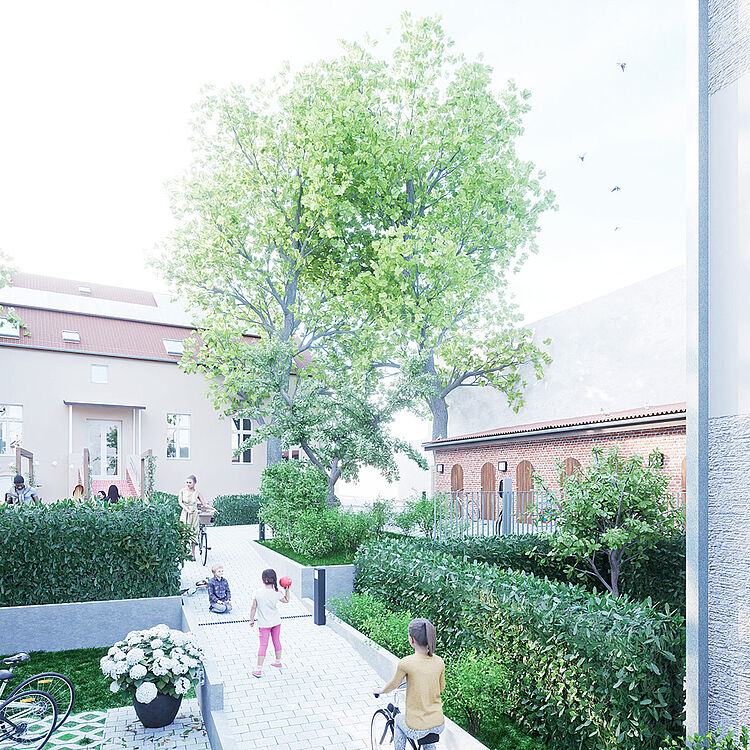 Klimafreundliches Townhouse mit Gartenterrasse