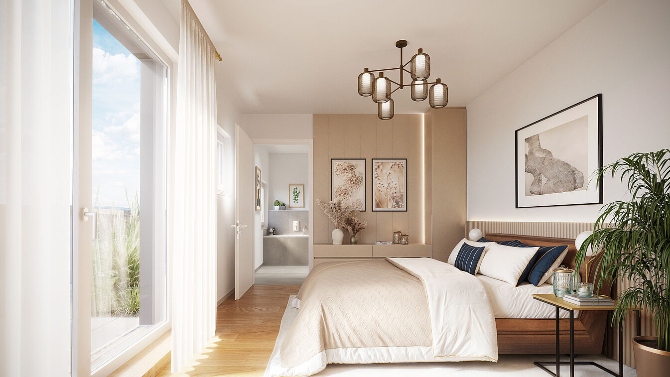 Clever investieren: Ruhige 2-Zi.-Wohnung mit Loggia, QNG-zertifiziert