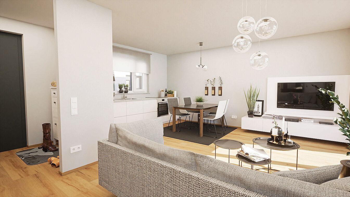 Townhouse mit Gartenterrasse