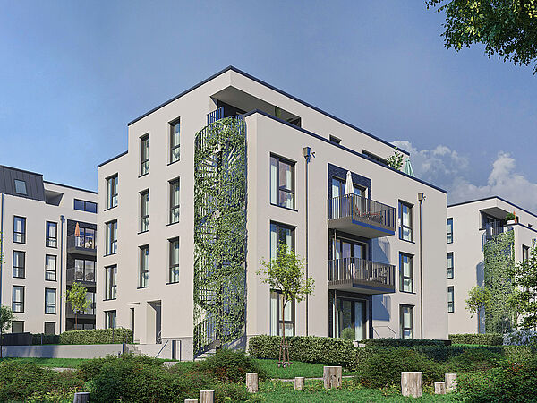 EG-Wohnung mit Garten & Te...