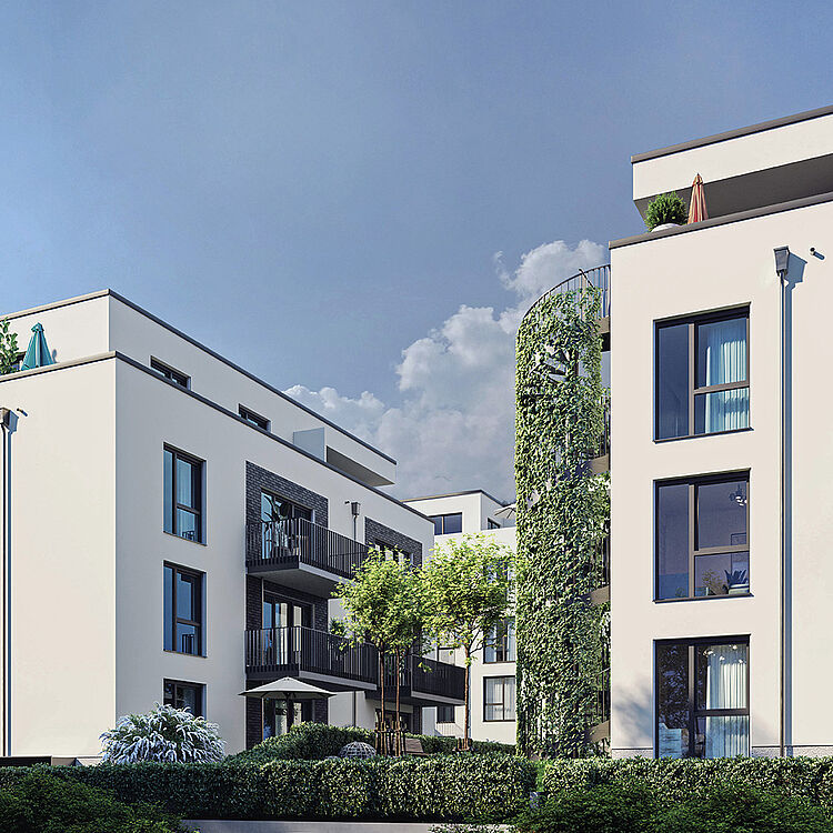 Exklusives Wohnen mit gro&szlig;er Dachterrasse &ndash; 3 Zimmer im 3. OG