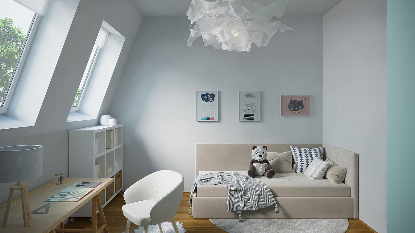 Maisonette mit Dachterrasse &ndash; gesundes Wohnen auf zwei Ebenen